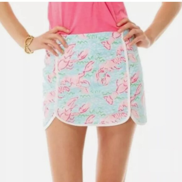 Lilly Pulitzer Dresses & Skirts - LILLY PULITZER Cala Skort in Lobstah Roll Holy Grail SZ 6